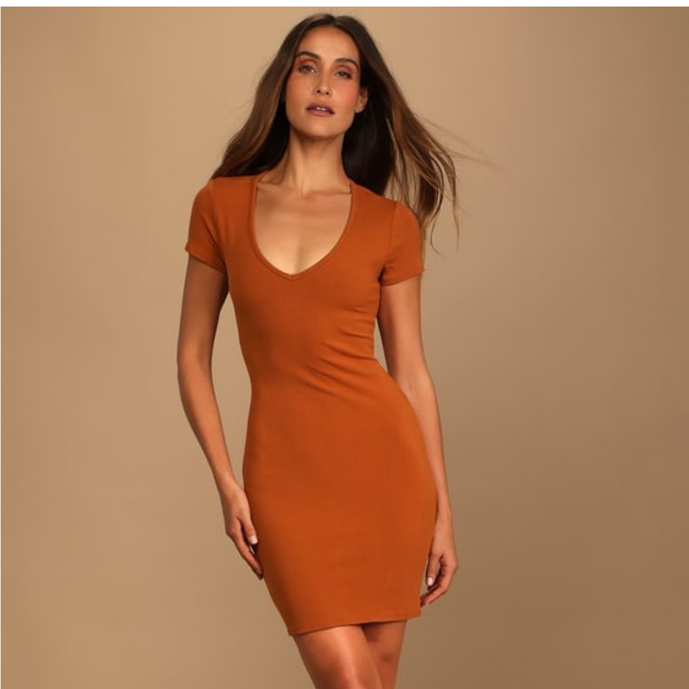 Lulus Ribbed Bodycon dress